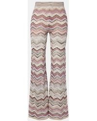 Missoni - Zigzag Lame Wide-Leg Pants - Lyst
