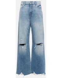 7 For All Mankind - High-Rise Wide-Leg Jeans Scout - Lyst