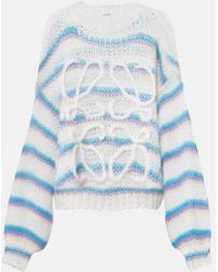 Loewe - Jersey En Mezcla De Mohair Con Anagrama - Lyst