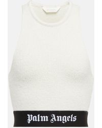 Palm Angels Sleeveless and tank tops for Women | Online Sale up to 
