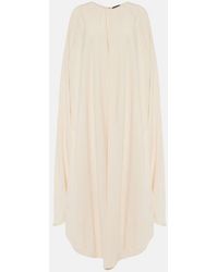 Tom Ford - Asymmetric Silk-Blend Cady Kaftan - Lyst