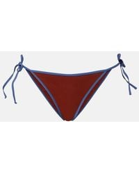 Prada - Low-Rise Bikini Bottoms - Lyst
