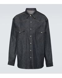Maison Margiela - Camicia Di Jeans Oversize - Lyst