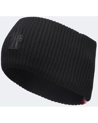 Moncler - Logo Virgin Wool Headband - Lyst