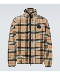 Burberry - Jacket With A Distinctive Check Pattern - Lyst
