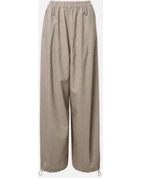 Frankie Shop - Oakdale Virgin Wool Wide-Leg Pants - Lyst