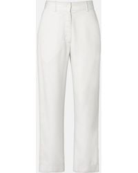 The Row - Igor Cotton Straight Pants - Lyst