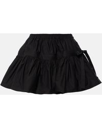 Alaïa - Deesser Bow-detail Miniskirt - Lyst