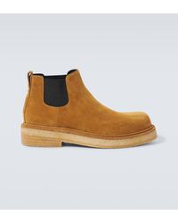 Bottega Veneta - Haddock Suede Chelsea Boots - Lyst