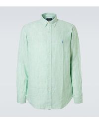 Polo Ralph Lauren - Striped Linen Shirt - Lyst