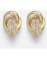 STONE AND STRAND - 14Kt Earrings With Diamonds - Lyst