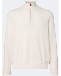 Kiton - Cashmere Half-Zip Sweater - Lyst