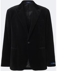 Polo Ralph Lauren - Single-Breasted Velvet Blazer - Lyst