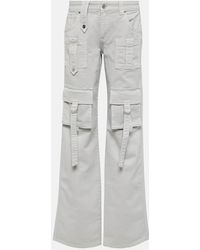 Blumarine - Pantaloni cargo di jeans a vita bassa - Lyst