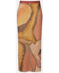 SIR. - Printed Mesh Maxi Skirt - Lyst