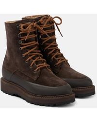 Le Monde Beryl - Dolomite Suede Lace-Up Boots - Lyst