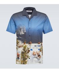 Orlebar Brown - Hibbert Printed Cotton Bowling Shirt - Lyst