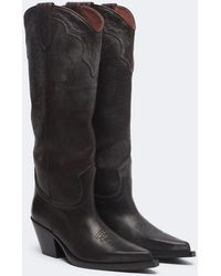 Paris Texas - Tucson Leather Cowboy Boots - Lyst