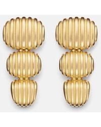 Pamela Zamore - Isla Oval Taper 18Kt Earrings - Lyst