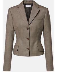McQueen - Cropped Blazer - Lyst