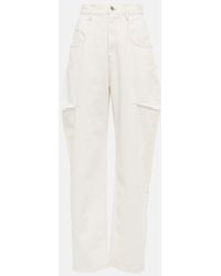 Maison Margiela - High-Rise Straight Leg Jeans - Lyst