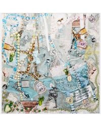 Acne Studios - Printed Silk Scarf - Lyst