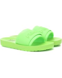fenty neon slides