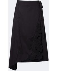 SIR. - Klara Asymmetric Cotton Midi Skirt - Lyst