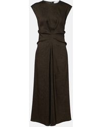 Proenza Schouler - Label Miranda Linen-Blend Midi Dress - Lyst