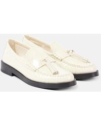 Jimmy Choo - Loafers Addie Aus Lackleder - Lyst