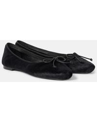 KHAITE - Calfhair Ballerina Flats - Lyst