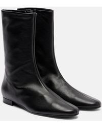 TOTEME - Leather Ankle Boots - Lyst
