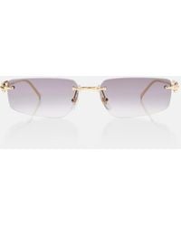 Cartier - Clash De Cartier Rectangular Sunglasses - Lyst