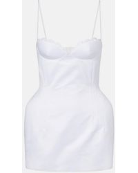 Magda Butrym - Cotton Bustier Minidress - Lyst