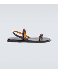 AURALEE - Leather Sandals - Lyst