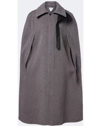 Bottega Veneta - Intrecciato Wool And Cashmere Cape - Lyst