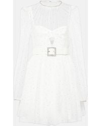 Rebecca Vallance - Bridal Mirabella Embellished Minidress - Lyst