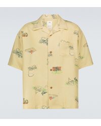 Visvim Wallis Garden Silk Shirt - Yellow