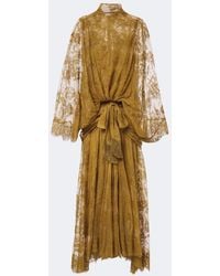 Zimmermann - Ascent Draped Lace Gown - Lyst