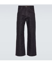 Junya Watanabe - X Levi's® jeans rectos de algodon y lino - Lyst