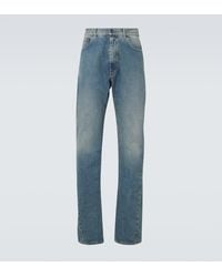 Maison Margiela - Mid-Rise Straight Jeans - Lyst