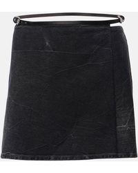 Givenchy - Voyou Denim Miniskirt - Lyst