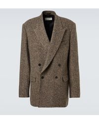 Dries Van Noten - Oversized Wool-Blend Tweed Blazer - Lyst