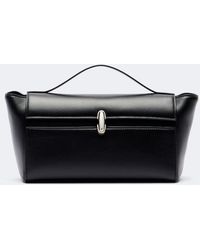 SAVETTE - Symmetry Trapeze Small Leather Top-Handle Bag - Lyst