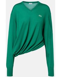 Loewe - Pullover Asimmetrico Double L - Lyst