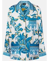 Etro - Blouse Imprimee En Crepe - Lyst