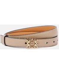 Loewe - Guertel Anagram Aus Leder - Lyst