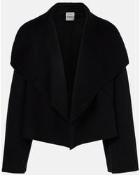 TOTEME - Signature Cropped Wool Double Jacket - Lyst