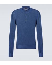 Tom Ford - Cashmere And Silk Polo Sweater - Lyst