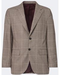 Rubinacci - Checked Virgin Wool Blazer - Lyst
